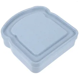 Plates Toast Box Large Container Sandwich Bread Containers Reusable Outdoor Storage With Lid