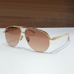 New fashion design pilot sunglasses PAINAL-A exquisite metal half frame retro simple generous style high end outdoor uv400 protective glasses