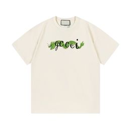 2024 New Green Dragon print T-shirt Designer GGity Fashion T-shirt brand T-shirt Luxury short sleeved spring and summer women's and men's trend T-shirts