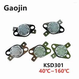 Ceiling Lights 5Pcs Bimetal Thermostat KSD301 0C-350C Temperature Switch Thermal Control 85C 95C 105C 125C 135C 145C 180C 250C 300C 350C