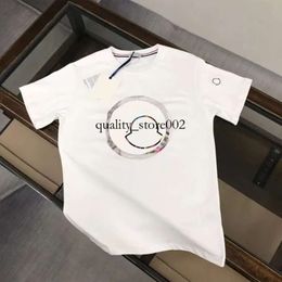 Men's T-shirts Mens Polos Design T Shirt Spring Mon Tees Vacation Short Sleeve Casual Letters Printing Tops Monclears T Shirt 512