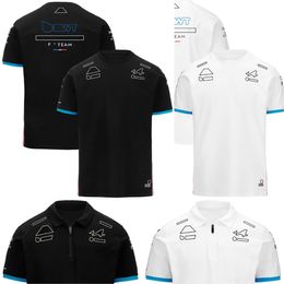 Men's T-shirts 2024 F1 Team Polo Shirt T-shirt Formula 1 Racing Uniform T-shirt New Season Race Sports Clothing Tops Summer Mens T-shirt j