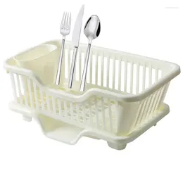 Kitchen Storage Organization Rack Utensil Holder For Dishes Double Layer Sink Drainer Dish Plates Cups And Bowls Organizer