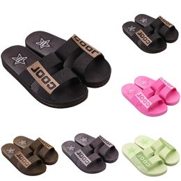 Style8 Men Women Slippers Summer Slides Sandals Summer Black Pink Coffee Green Blue Coast Bathroom Mens Antiskid Slipper Sandal Size 36-45