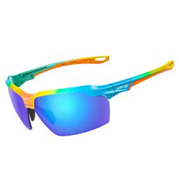 Eyewears 2023 Kapvoe Polarised Cycling Glasses Running Man's Sun Glasses Bicycle Sports Sunglasses MTB Road Bike for Women Cycle Goggles