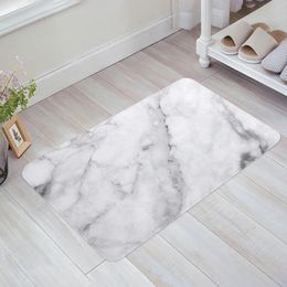 Carpets Ink Painting Marble Black White Floor Walls Kitchen Doormat Bedroom Bath Carpet House Hold Door Mat Area Rugs Home Decor