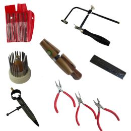 &equipments Starter Jewellery Making Kit Saw Frame Sawblades Assorted Needle File Beading Tools Compass Diveider Pliers