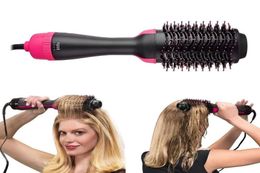 Promotion One Step Hair Dryer and Styler Hair Dryer Brush 3 in 1 Air Brush Negative Ion Hair Dryer Straightener Curl8695367