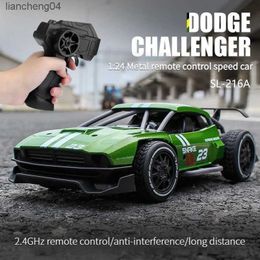 Electric/RC Car RC Car Metal 2.4G 1 24 15km/H High Speed Drift Cars Gift for Adults Remote Control Four-wheel Drive Racing Toy for Childrens