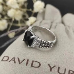 Designer wedding Rings for women men gift Diamonds 925 Sterling Silver fashion 14k Gold Plating Engagement luxury dy ring Jewellery