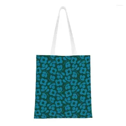 Shopping Bags Funny Print Orla Kiely Stem Sprig Tote Washable Canvas Shoulder Shopper Scandinavian Pattern Handbag