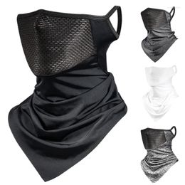 Bow Ties Face Cover Woman Sunscreen Riding Mask Neck Protector Sunshade Anti-UV Cold Feeling Ear Scarf Veil Dropship