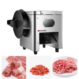 Stainless Steel Beef Mutton Roll Electric Fresh Meat Slicer Meat Cutter Meat Food cutter Slicer Slicing Machine