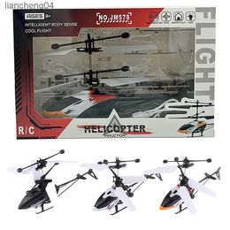 Electric/RC Aircraft Remote Control Aircraft Helicopter Mini Drone Rechargeable Fall Resistant Induction Aircraft Toys For Boy Gifts