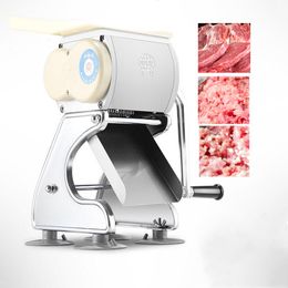 Kitchen manual fresh household stainless steel Frozen Meat Slicer Cutter Machine