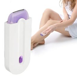 Electric Epilator Painless Hair Removal Shaving Device USB Rechargeable Women Body Face Leg Bikini Shaver Hair Removal Machine 240221