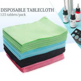 Kits 125 Pcs Disposable Tattoo Cleaning Pad Waterproof Medical Paper Tablecloths Mat Double Layer Sheets Tattoo Accessories