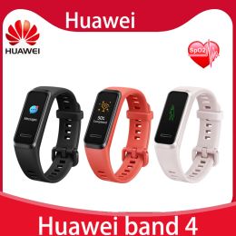 Chain Huawei Band 4 Smart Band Spo2 Global Version Smart Watch Heart Rate Health Monitor New Watch Faces USB plug Charge