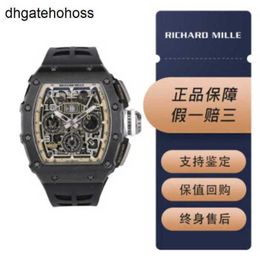 Richardmills Watch Swiss Watches Automatic Mechanical Wristwatch Rm1103 Black Ceramic Side Titanium Mens Fashion Leisure Sports Calendar Chronograph