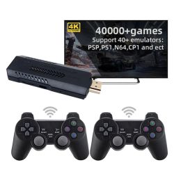 Consoles Game Stick GD10 Original X2 128G 40000 Games with Dual controller For Portable Retro TV Game Consoles Retro Video Game stick 4K