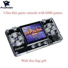 Players POWKIDDY TRIMUI A66 Ultra Thin 2.0 Inch Retro Handheld Video Game Console PS Mini Pocket Game Player Children Kids Gaming Box