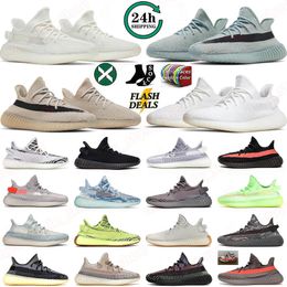 adidas yeezy boost 350 yeezys 350 v2 shoes 2024 mens mulheres designer tênis bone slate creme carbono tail light sports trainers jogging 【code ：L】