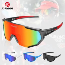 Eyewears XTIGER Colour Polarised Cycling Glasses Men Women Sports Sunglasses Road MTB Bike Bicycle Riding Protection Goggles JPC