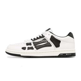 Shoes 2023 Baby Black Sneaker Amiiri Chunky Low Designer Spring New Bone Shoe Blue Haze Panda Pink Mens Skel White Board U72R