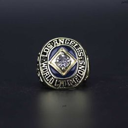 Band Rings Mlb 1959 Los Angeles Dodge Baseball World Series Championship Ring Blh4