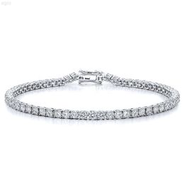 Tennis Chain Lab Grown Diamond Jewelry 10k/14k/18k Real Gold Tennis Bracelet with Lab Diamond Platinum Chain with Diamond Chain