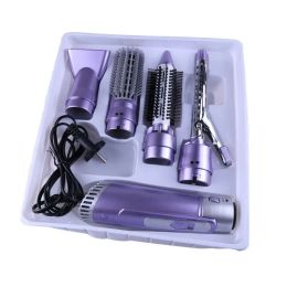 Irons Professional 4 in 1 Multifunction Hair Dryer Curler Curling Straightener Comb Iron Brush Electric Styling Tools Drop Shipping