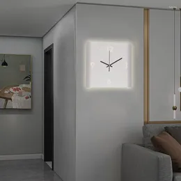 Wall Clocks Modern Design Large Clock 3D DIY Quartz Room Living Decoration Home Mute Art For