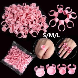 Mouldings Disposable Silicone Container Pigment Ring Anel Batoque Supplies Tattoo Ink Cap for Pigment Cups Grafting Eyelash 500pcs/lots