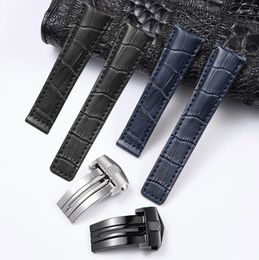 Watch Bands 20mm 22mm Calf Skin Leather Strap For Tag Heuer Carrera Monaco Band Belt Black Brown Bracelet Wristwatch