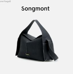 Songmont Bag Luna Purse Clutch Basket CrossBody Song Handbag Designer Underarm Bag Fashion Shoulder Bag Luxury Totes Half Moon Real Leather Bucket Bags