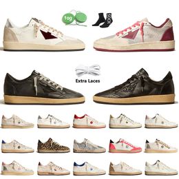 Ball Star Frauen Schuhe Männer Designer Silver Glitter Gold Ice Gray Suede Leather Luxury Never Stop Dreaming Vintage Italy Brand Sneakers Trainers