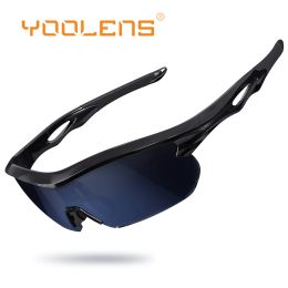 Eyewears YOOLENS Fishing Sunglasses for Men Women Sports Glasses Road Cycling Baseball Golf UV400 Protection Unbreakable Frame