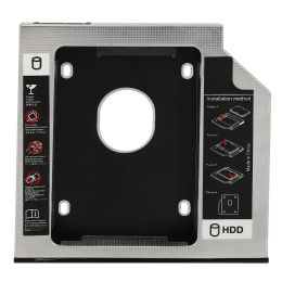 Boxs 2nd HDD SSD Hard Drive Caddy for Lenovo Thinkpad T420 T430 T510 T520 T530 W510 W520 W530, Laptop CD/DVDROM Optical Modular Bay