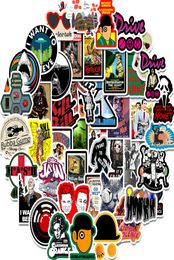 50 PCS Movie Stickers JAWS Drive KILL BILL A Clockwork Orange Waterproof Stickers for Laptop Luggage Skateboard Phone Decals1632954