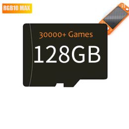 Players 256GB Storage Card For POWKIDDY RGB10 MAX Game Console System Card Instal 30000 Games Official Game Card RGB10MAX Memory Card