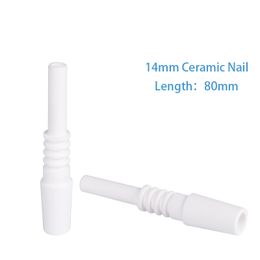 Healthy_Cigarette CE013 Smoking Pipe Ceramic Tip Ceramic Nail 10mm 14mm 18mm Dab Rig Glass Pipes Water Bong Tool Dab Nails