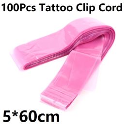 accesories 100pcs/bag Disposable Tattoo Clip Cord Bags Tattoo Machine Pen Tattoo Accessories Covers Sleeves Medicals Plastic Avoid Allergy