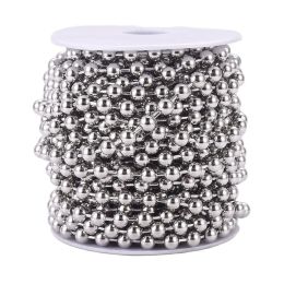 Necklaces 10m/roll 1.5mm 2mm 2.5mm 3mm 4mm 5mm 6mm Stainless Steel Bead Ball Chains for Diy Keychain Necklace Jewelry Making Accessories