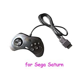 Gamepads Replacement for Sega Saturn SS gamepad for SS Black Wired Game controller Repair Accessories