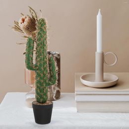 Decorative Flowers Fake Flower Cactus Office Decore Simulation Succulent Plants Houseplants Crafts Plastic Decoration Decorations