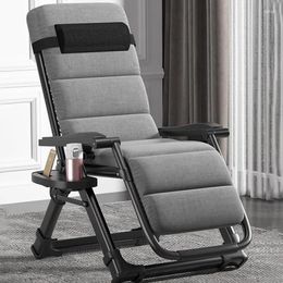 Camp Furniture Black Industrial Recliner Lounge Creative Unique Back Rest Reading Chair Single Armrests Salon Meuble Living Room