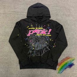 Men's Hoodies Sweatshirts Puff Print Sp5der Hoodie Men Women High Quality Heavy Fabric Spider Web Pullover fashion 888ccc