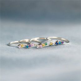 Rings Sterling Sier Mother of Three Personalized 16 Birthstones Bypass Ring Mom Gift for Mother's Day Woman Jewelry