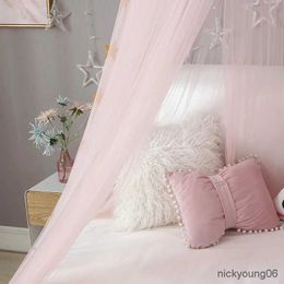 Crib Netting 2023 Baby Mosquito Net for Crib Girls Princess Mosquito Net Hung Dome Bedding Baby Bed Canopy Tent Curtain Room Decor