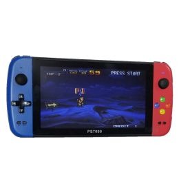 Players Best Q900/PS7000 portable game console 7 inch video game machine 32GB/64GB with 5000 free games for PS1 Mame 8/16/32/64/128 bit